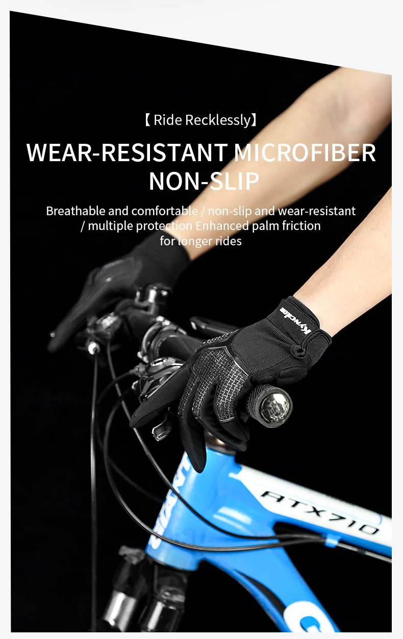 Long Finger Non-Slip Shock-Absorbing Cycling Gloves Spring And Summer Men'S Breathable Sunscreen Touch Screen Riding Gloves