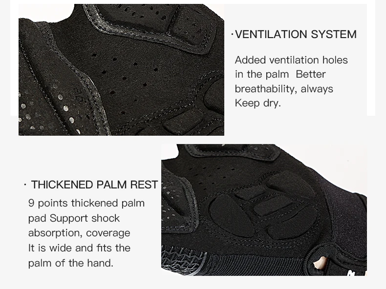 Long Finger Non-Slip Shock-Absorbing Cycling Gloves Spring And Summer Men'S Breathable Sunscreen Touch Screen Riding Gloves