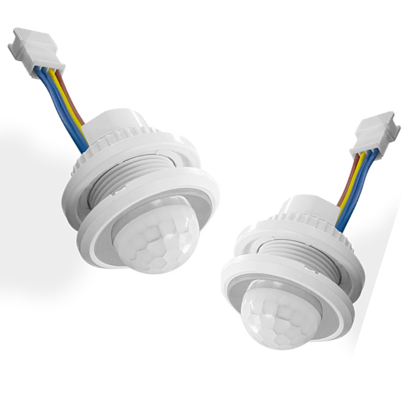 AC 85V-265V LED PIR Adjustable Delay Embedded Human Body Infrared Detector Infrared Motion Sensor Detector Switch Hot Selling