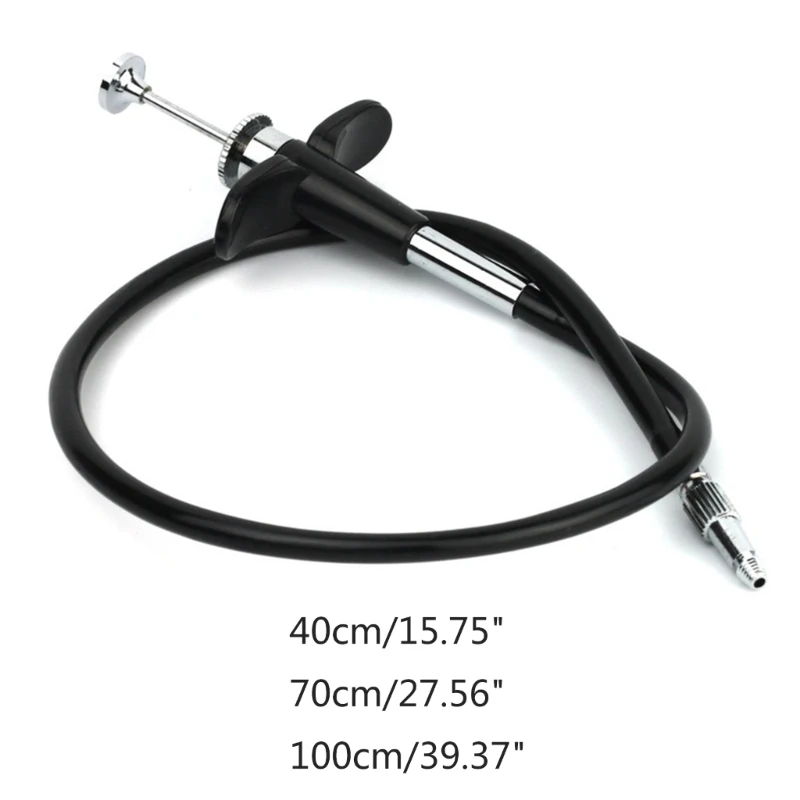 Camera Manual Shutter Release Control Cable 40cm/70cm/100cm Mechanical Locking Shutter Line Prevents Camera Vibration