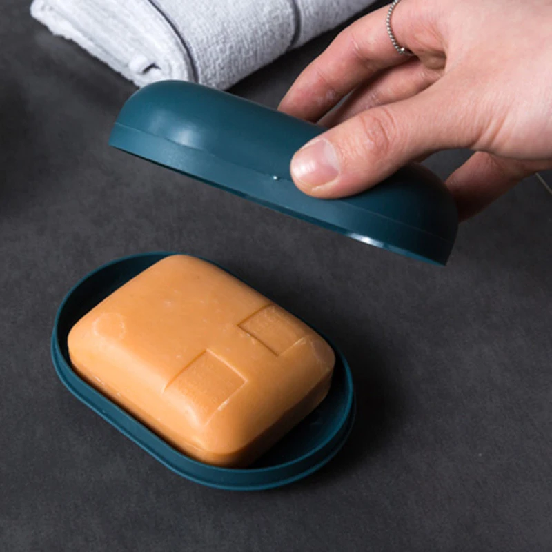 Waterproof Leak Proof Sealed Soap Box Travel Stylish Compact Easy To Carry Bathroom Storage Sealed Box Bathroom Supplies