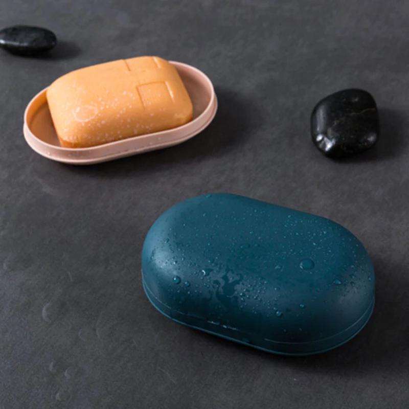 Waterproof Leak Proof Sealed Soap Box Travel Stylish Compact Easy To Carry Bathroom Storage Sealed Box Bathroom Supplies