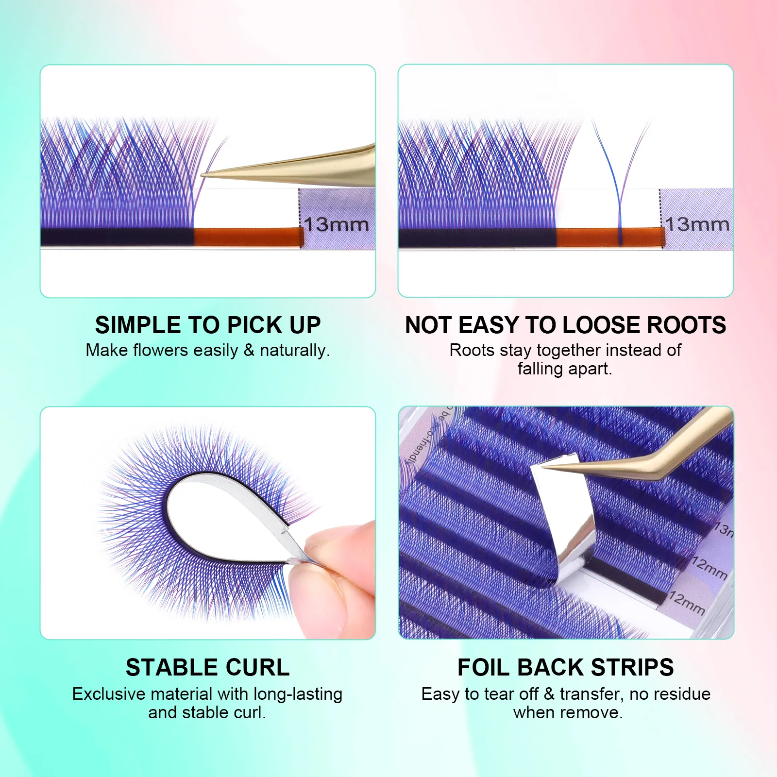 NAGARAKU YY Shape Hand Woven Premium Eyelashes Extension