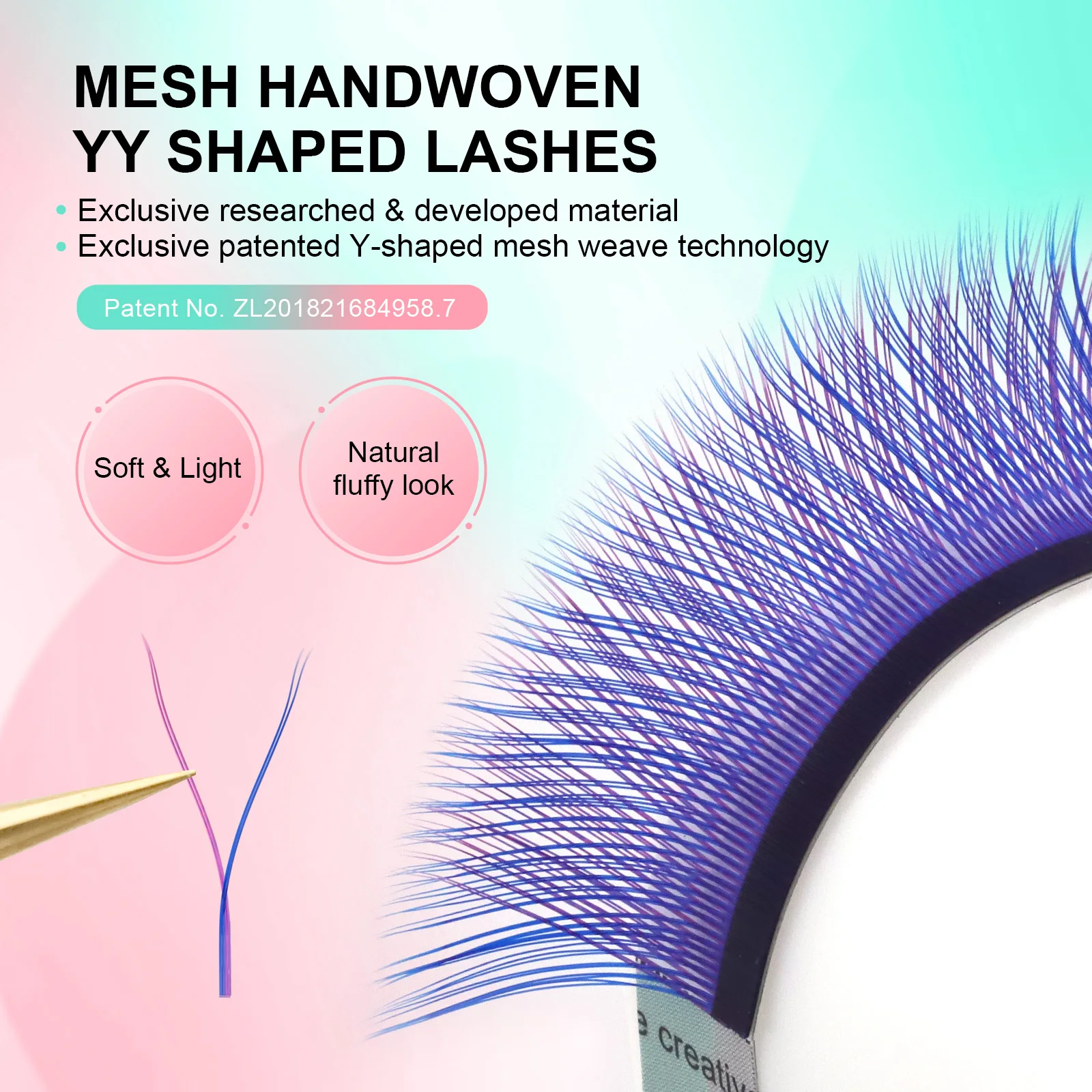 NAGARAKU YY Shape Hand Woven Premium Eyelashes Extension