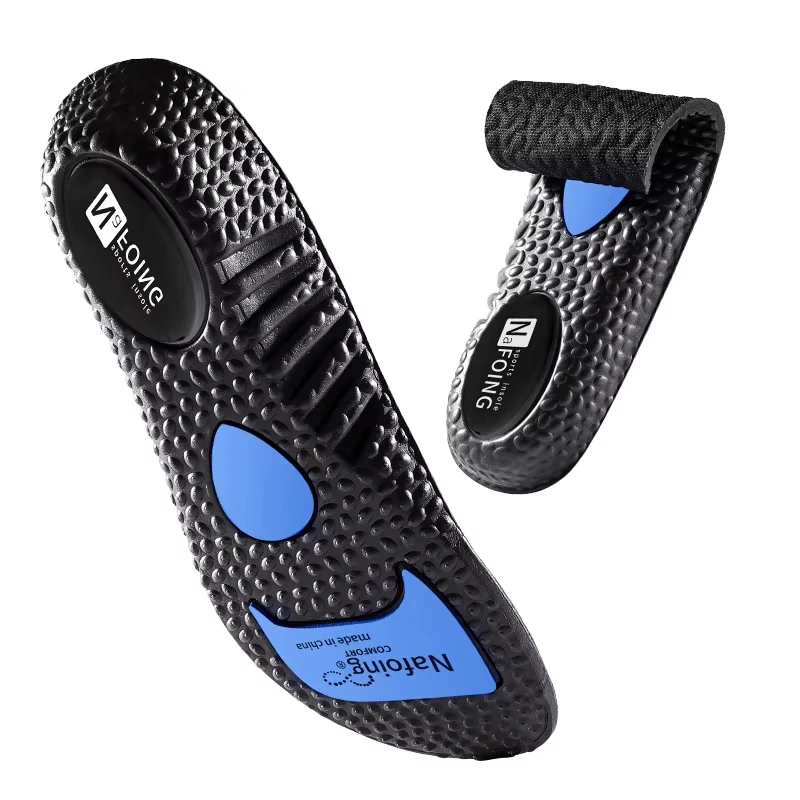 Sole Shock Absorption Deodorant Breathable Cushion Sport Insoles For Shoes Running Insoles For Feet Man Women Massage Care Pads