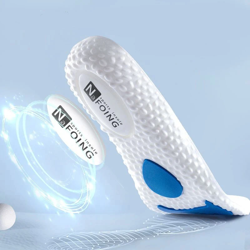 Sole Shock Absorption Deodorant Breathable Cushion Sport Insoles For Shoes Running Insoles For Feet Man Women Massage Care Pads