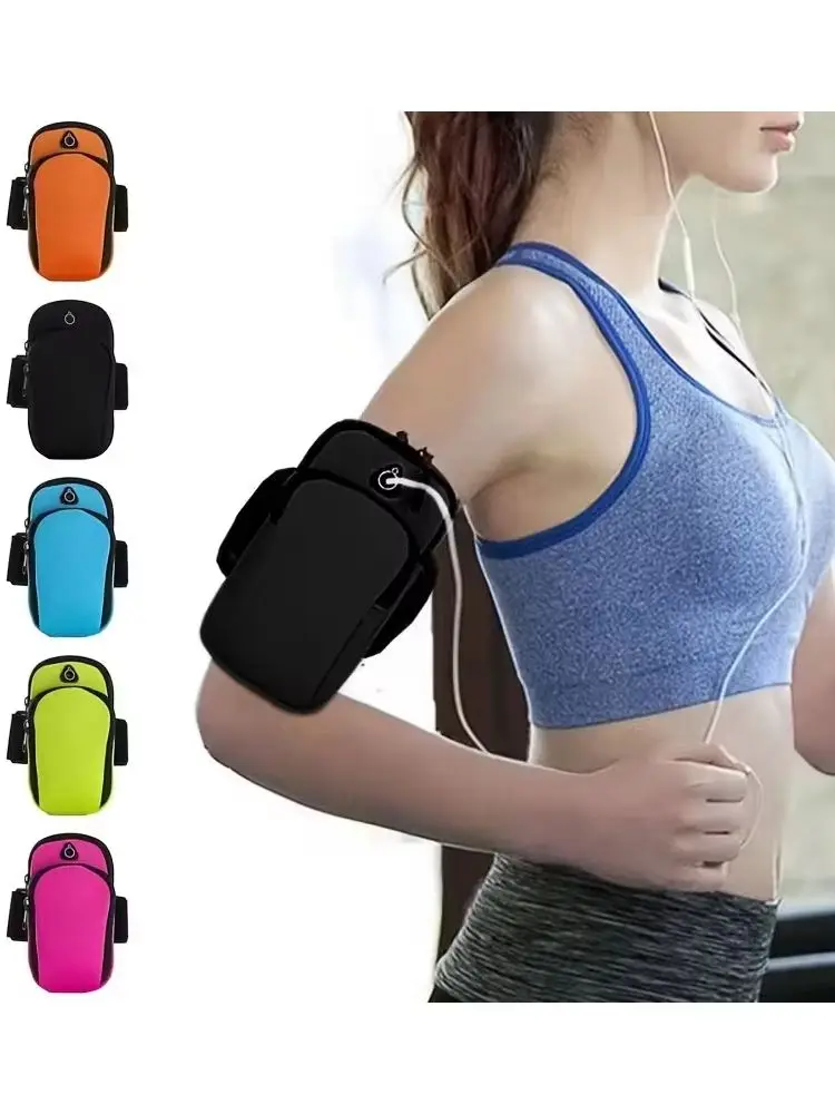 Outdoor Cycling Sports Arm Bag, Portable Fitness Storage Bag, Mobile Phone Bag, Sports Phone Case, Running Arm Pouch, Suitable for Fitness, Jogging, and Hiking