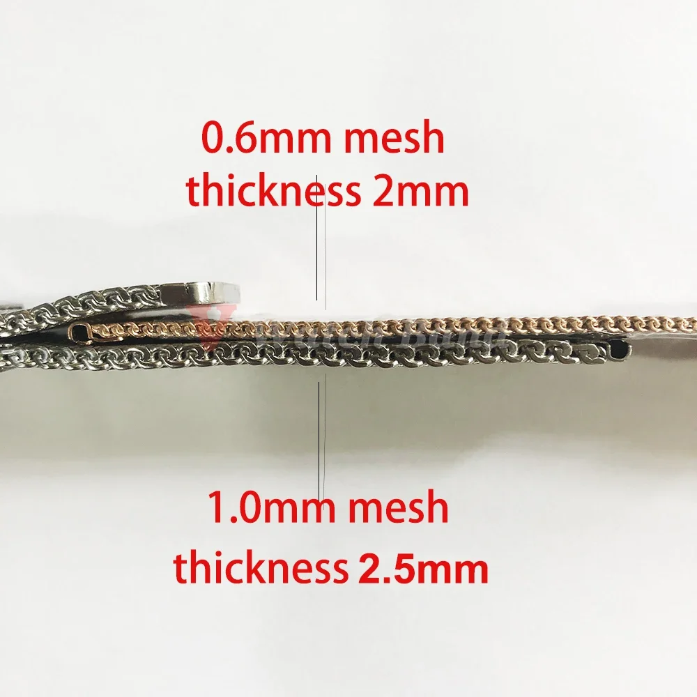 20mm 22mm 18mm Strap 0.6 1.0mm Mesh Milanese Watch Band for IWC for Rolex for Omega Stainless Steel Wristband for Seiko Bracelet