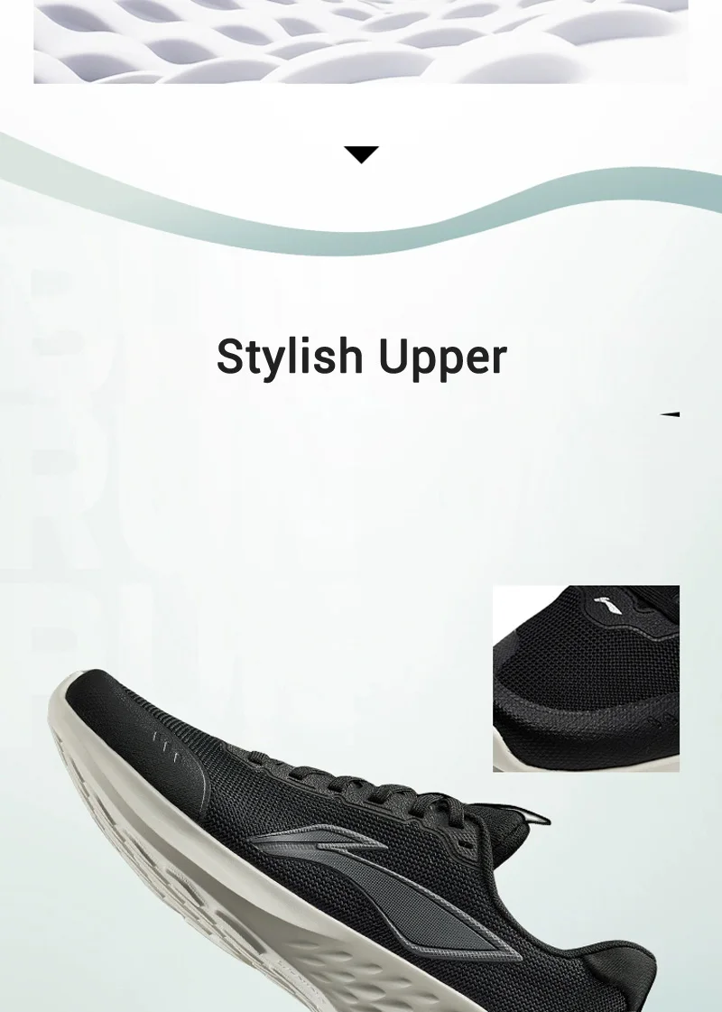 Li-Ning Men's Jogging Shoes LIGHT CLOUD Soft Breathable Running Shoes LiNing Leisure Sports Sneakers ARSV037
