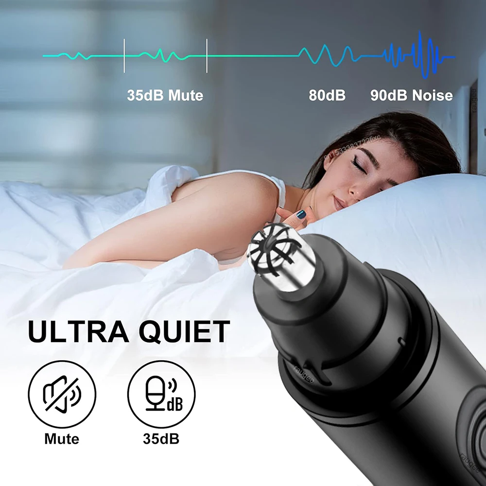 Nose Hair Trimmer for Men Mini Nose Hair Remover USB Rechargeable Portable Nose Hair Clipper Electric Nose and Ear Hair Trimmer