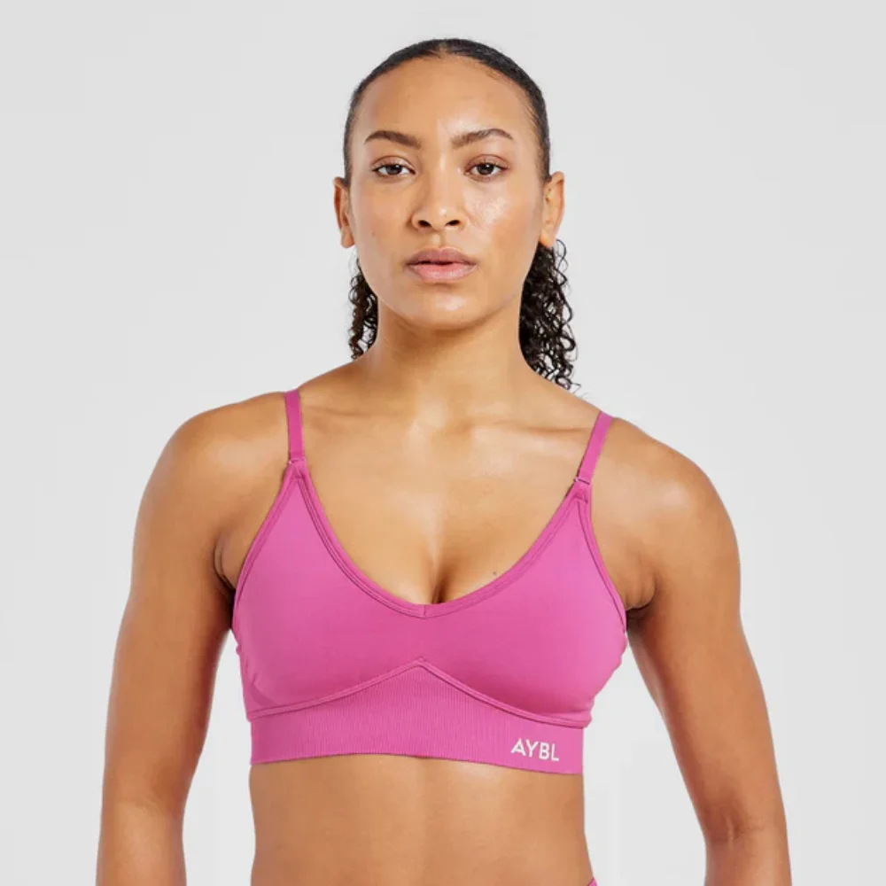 Brand Women's Sports & Yoga Bra — Women's Compression Fitness Bra — Non-slip, Moisture-Wicking Material
