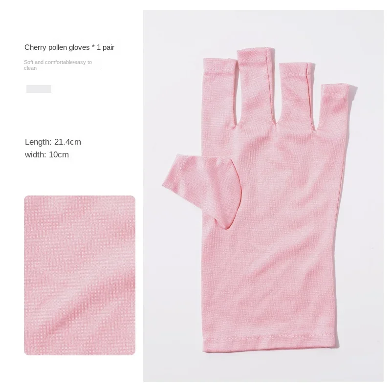 Nail Art UV Protection Gloves Anti-UV Radiation Gel LED Lamp Hand Protector For Nail Art Gel UV LED Lamp Tool