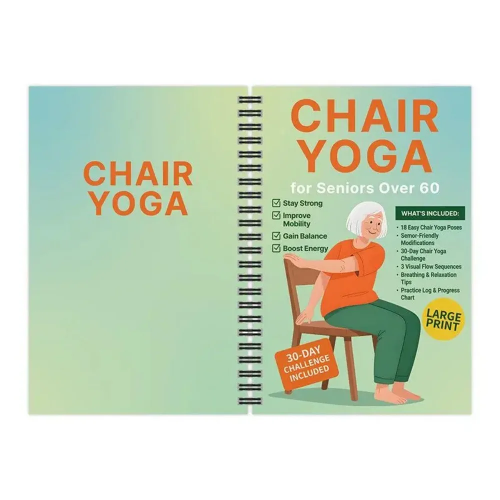 New products elderly chair weight loss yoga books A variety of general sports books elderly sports yoga books