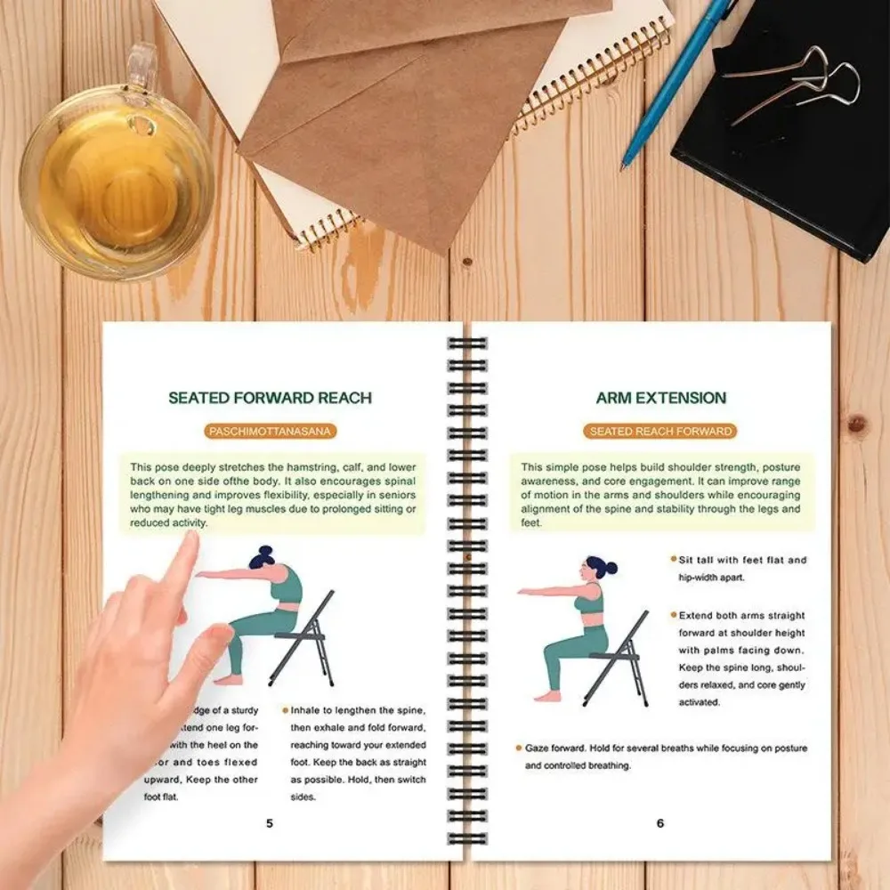 New products elderly chair weight loss yoga books A variety of general sports books elderly sports yoga books