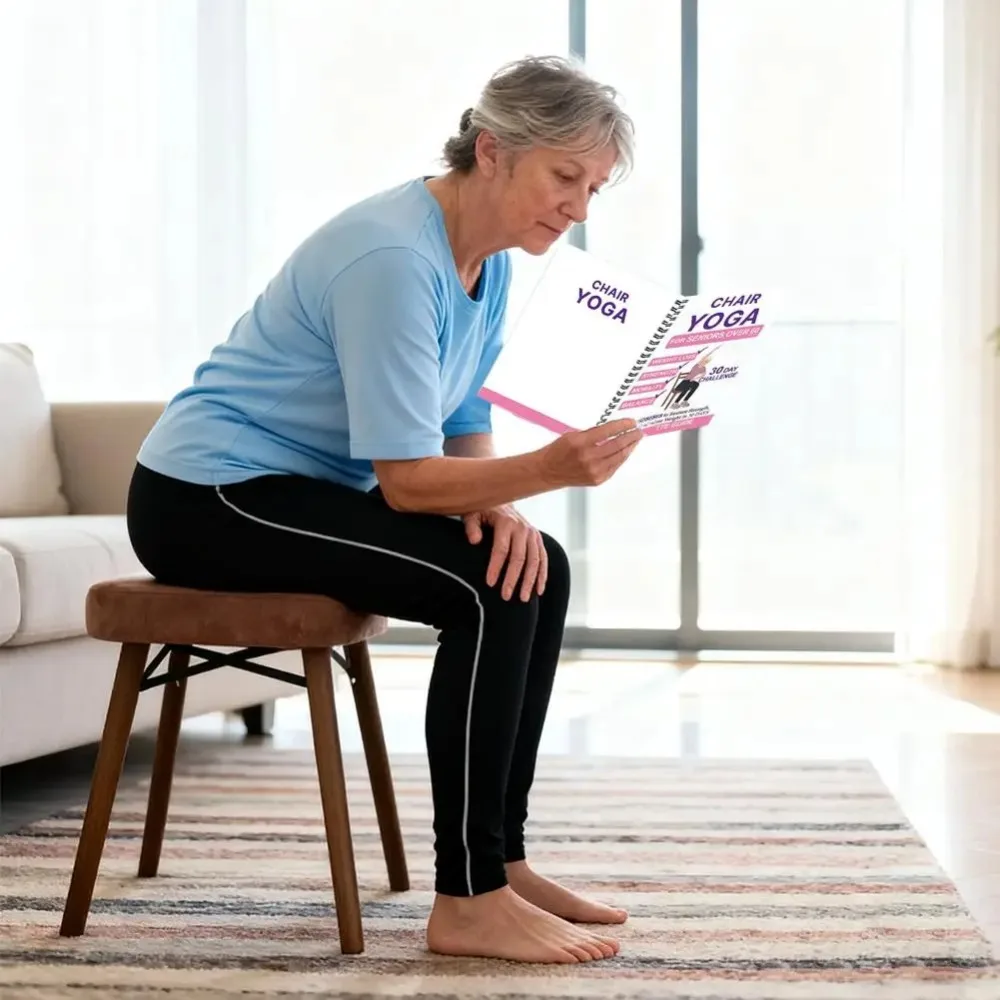 New products elderly chair weight loss yoga books A variety of general sports books elderly sports yoga books