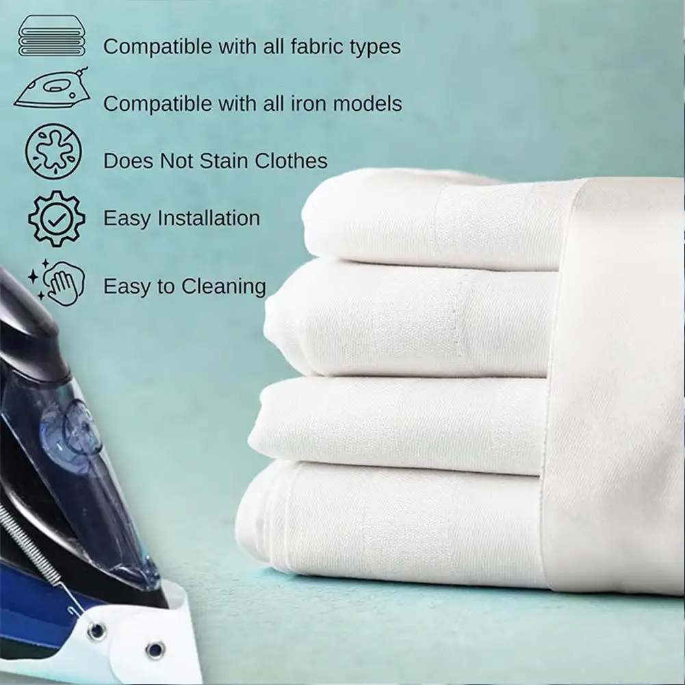 Iron Covers, Teflon Iron Shoe Protector Anti-Slip Design Anti-Scorch Base Protect Clothes for Home Tailor Shop 0.2mm