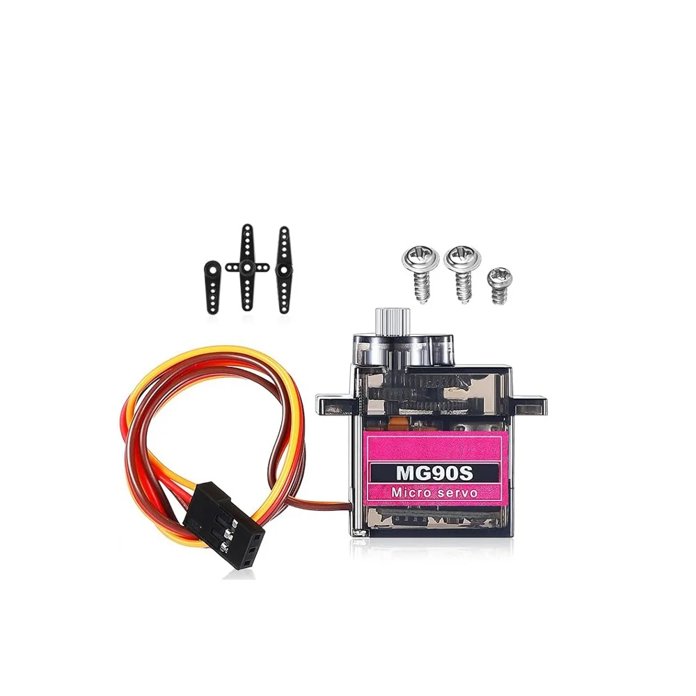 XZG MG90S Servo All Metal Gear 9g SG90 Upgraded Version For Helicopter Plane Boat Car Trex 450 RC Robot 180/360 degree 1-10PCS