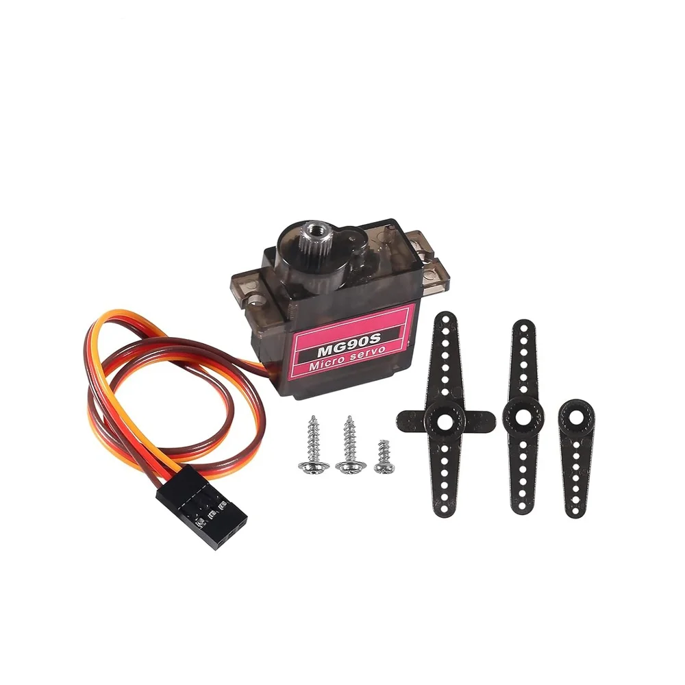 XZG MG90S Servo All Metal Gear 9g SG90 Upgraded Version For Helicopter Plane Boat Car Trex 450 RC Robot 180/360 degree 1-10PCS