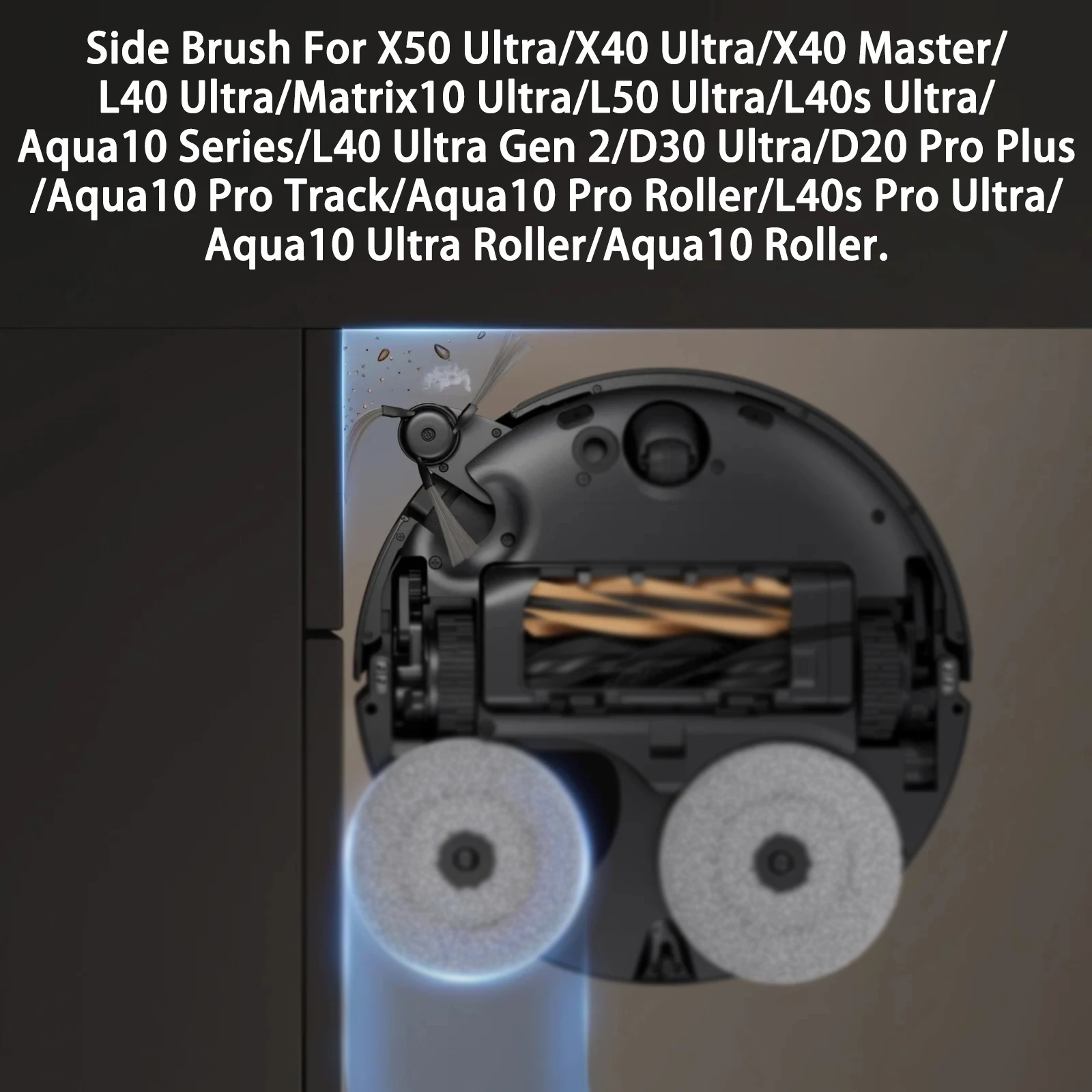 Original Dreame Side Brush*2 For X50 Ultra/X40 Ultra/X40 Master/L40 Ultra/L50 Ultra/L40s Ultra/L40 Ultra Gen 2/L40s Pro Ultra