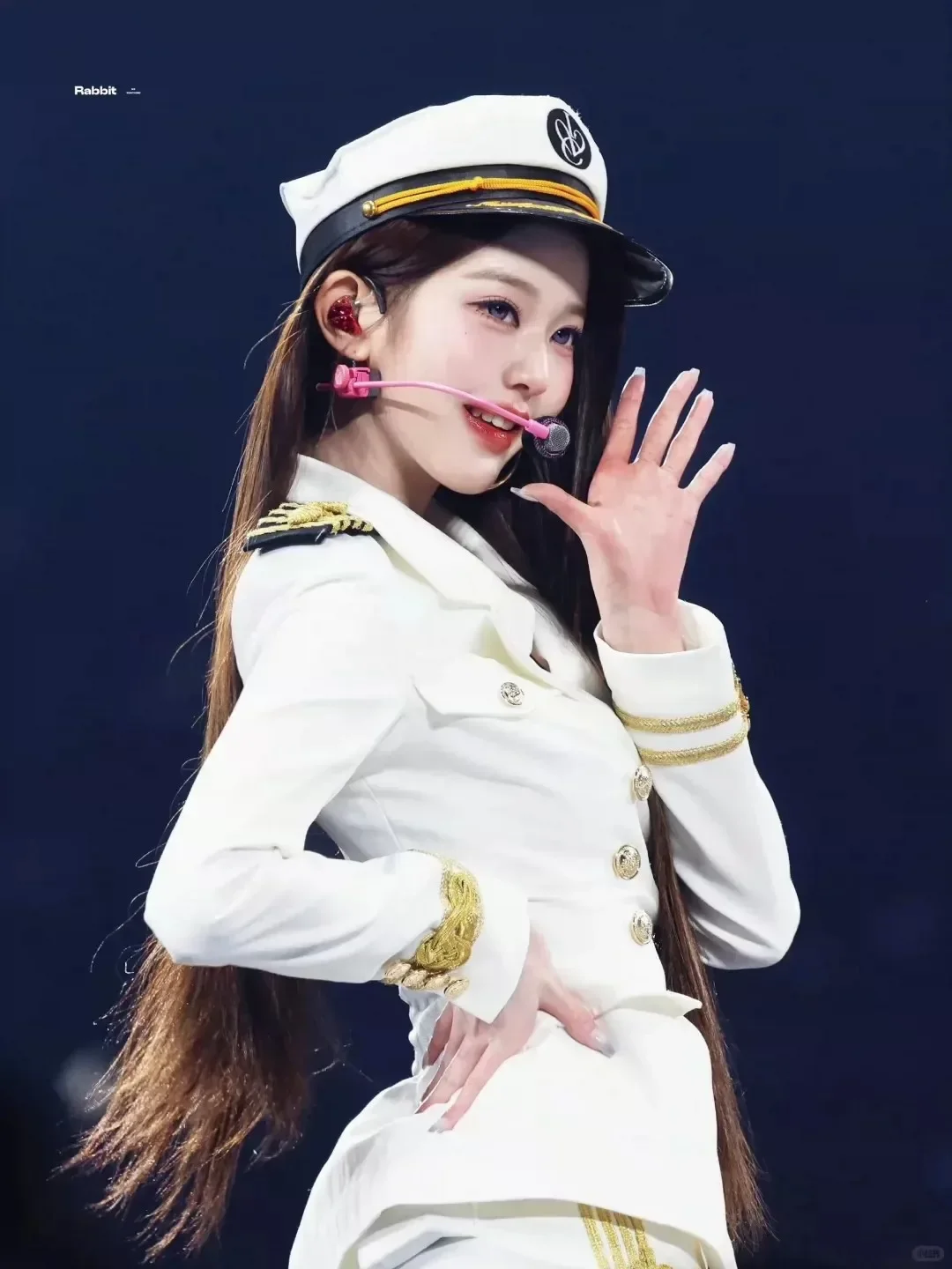 Women tyrant Cosplay Costume Korea White Sailor Navy Uniform Group Stage Performance Women Cos Costumes