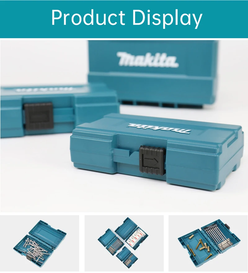 Makita Original Storage Box B-62066/B-62072/B-62088 Injection Molding Hardware Screw Electronic Component Tool Box