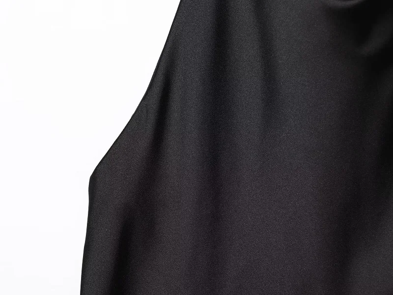MUJER 2026 Halter Tops for Women Black Satin Backless Top Female Pink Summer Beach Top Woman off Shoulder Camisole Top Women