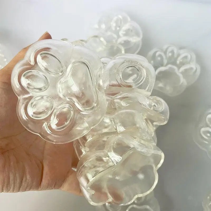 Cat Paw Hollow Ball Skin DIY Stress Relief Toy Slow Rebound Fidget Sensory Ball Toy Decompression Irregular Ball Cover