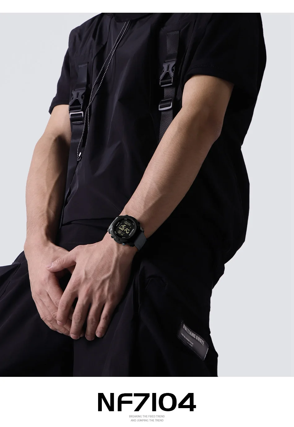 NAVIFORCE Fashion Men's Electronics Wrist Watch Sports Waterproof Luminous Watches Men's Silicone Strap Male Clock Reloj Hombre