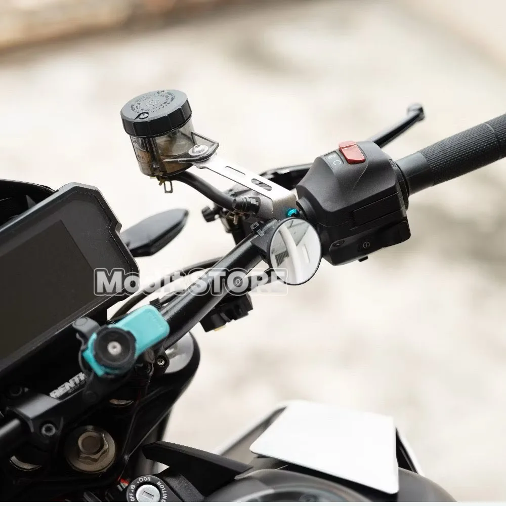 For 690 125 390 SMCR ENDURO 125 390 Enduro R 2025 KLX 230 250 300 Motorcycle Circular handle rearview Wide angle Small mirror
