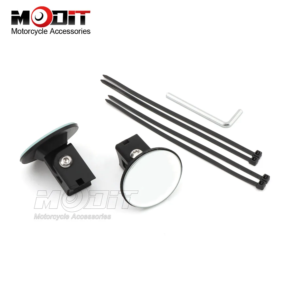 For 690 125 390 SMCR ENDURO 125 390 Enduro R 2025 KLX 230 250 300 Motorcycle Circular handle rearview Wide angle Small mirror
