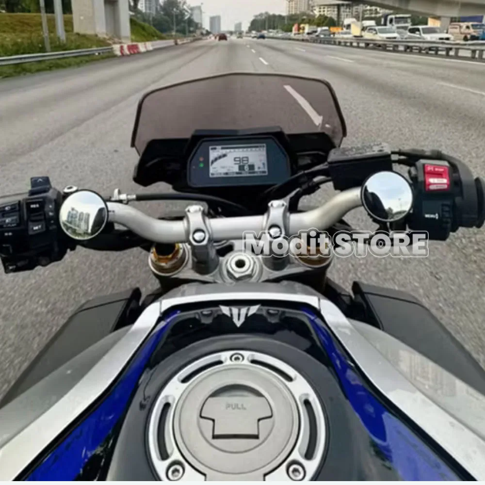 For 690 125 390 SMCR ENDURO 125 390 Enduro R 2025 KLX 230 250 300 Motorcycle Circular handle rearview Wide angle Small mirror
