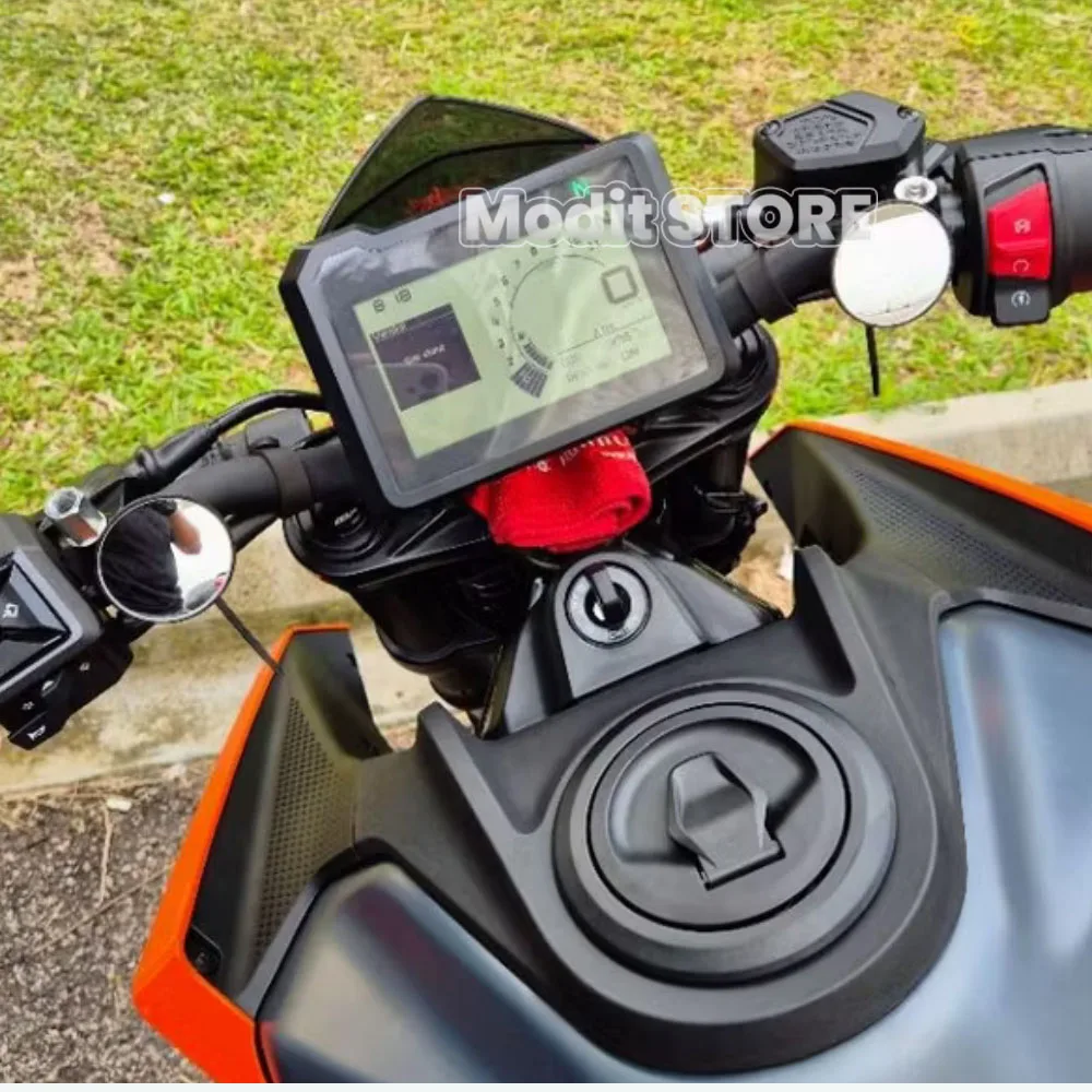 For 690 125 390 SMCR ENDURO 125 390 Enduro R 2025 KLX 230 250 300 Motorcycle Circular handle rearview Wide angle Small mirror