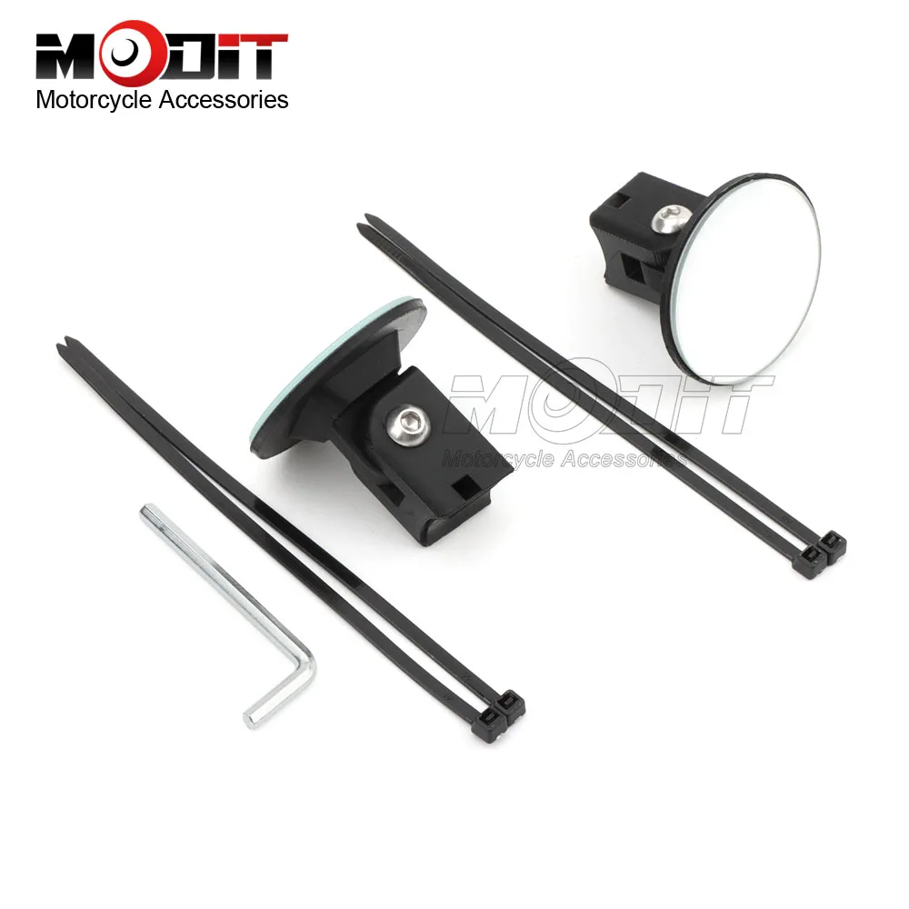 For 690 125 390 SMCR ENDURO 125 390 Enduro R 2025 KLX 230 250 300 Motorcycle Circular handle rearview Wide angle Small mirror