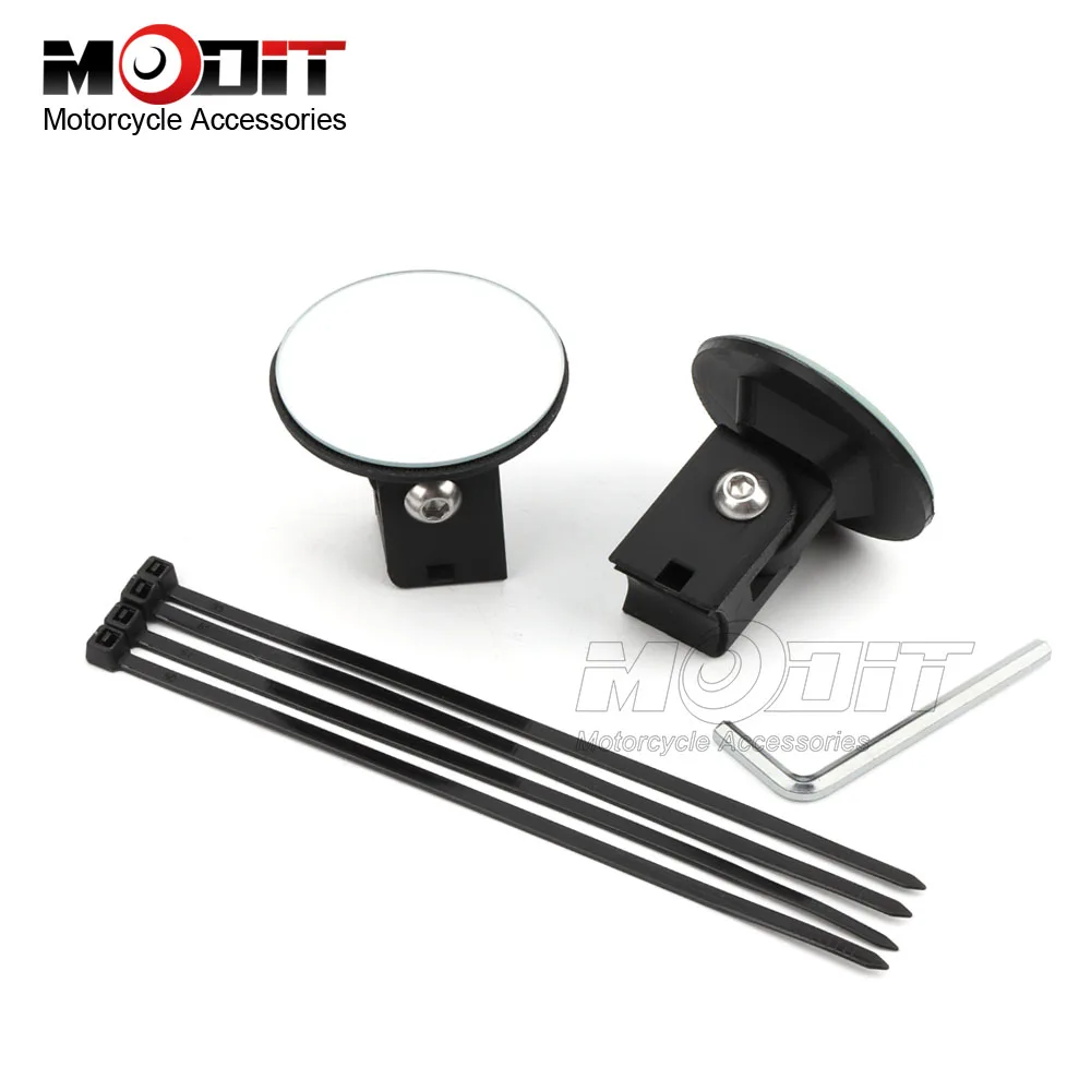 For 690 125 390 SMCR ENDURO 125 390 Enduro R 2025 KLX 230 250 300 Motorcycle Circular handle rearview Wide angle Small mirror