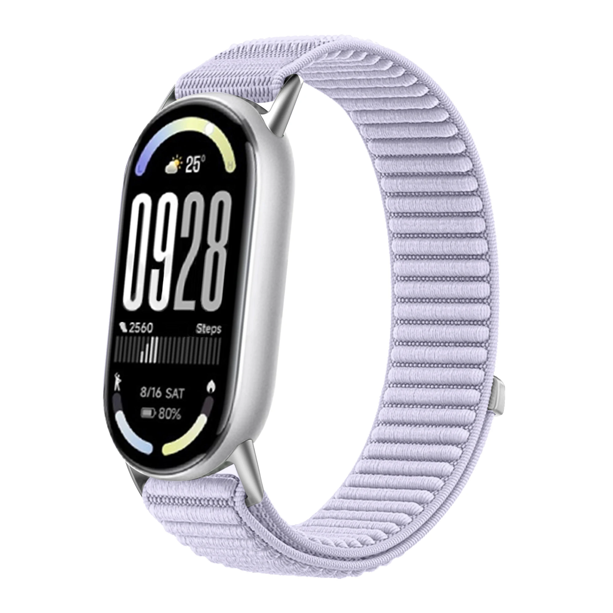 Nylon Braided Loop Strap For Xiaomi Mi Band 10/9/8 SmartWatch Replaceable Metal Buckle Wristband For Xiaomi Mi Band 10 Bracelet