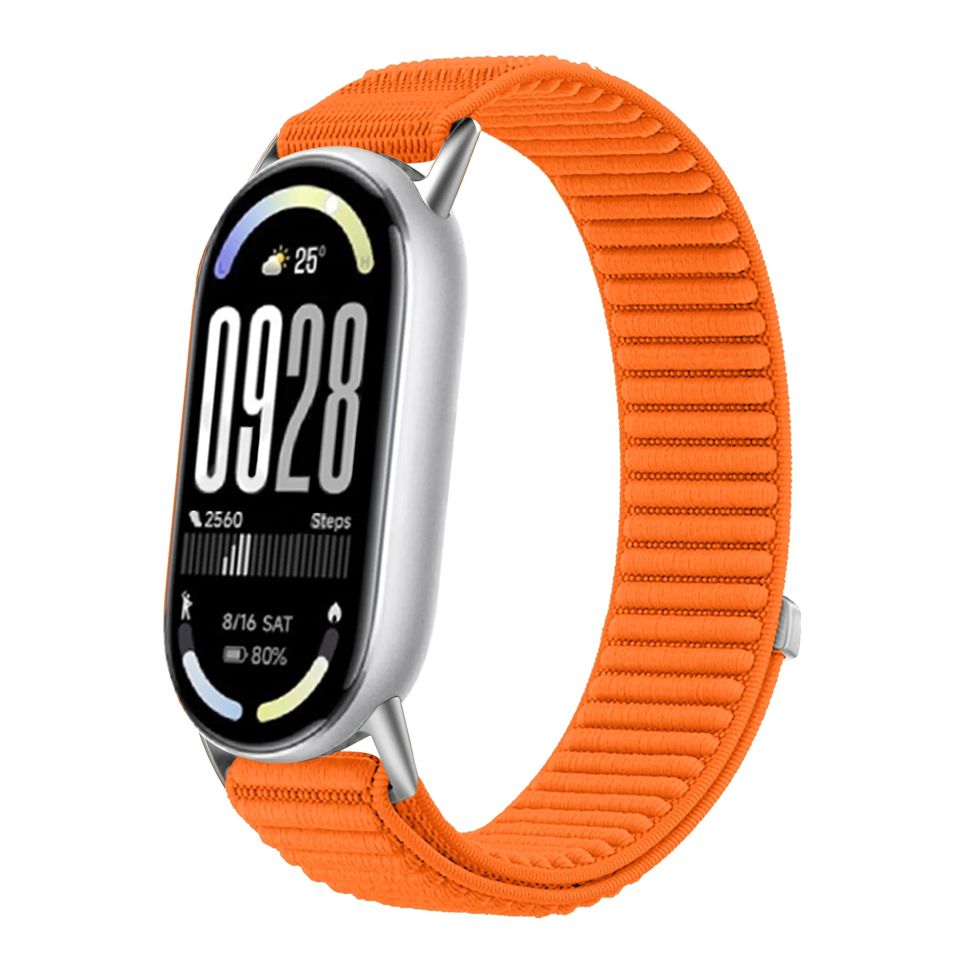 Nylon Braided Loop Strap For Xiaomi Mi Band 10/9/8 SmartWatch Replaceable Metal Buckle Wristband For Xiaomi Mi Band 10 Bracelet
