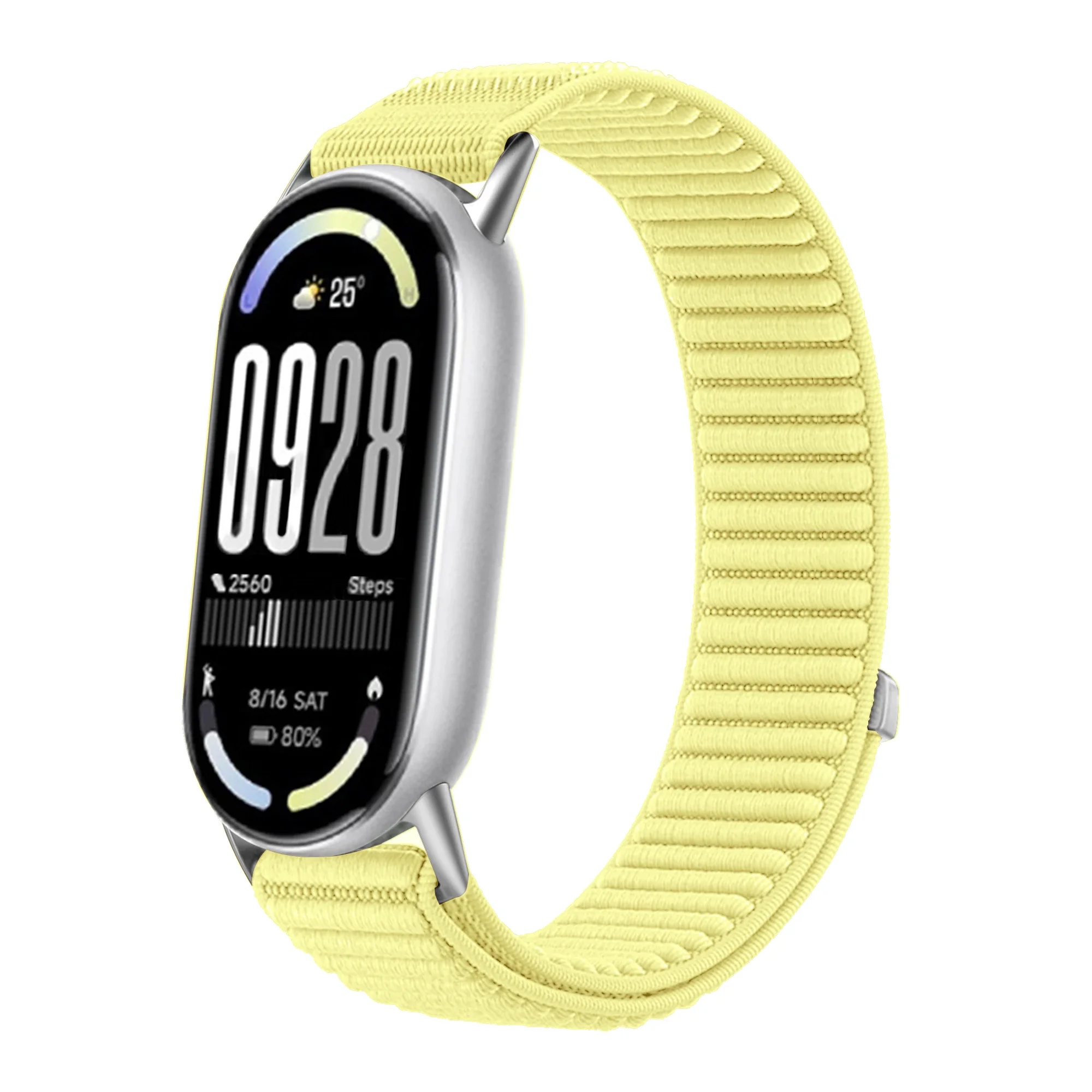 Nylon Braided Loop Strap For Xiaomi Mi Band 10/9/8 SmartWatch Replaceable Metal Buckle Wristband For Xiaomi Mi Band 10 Bracelet