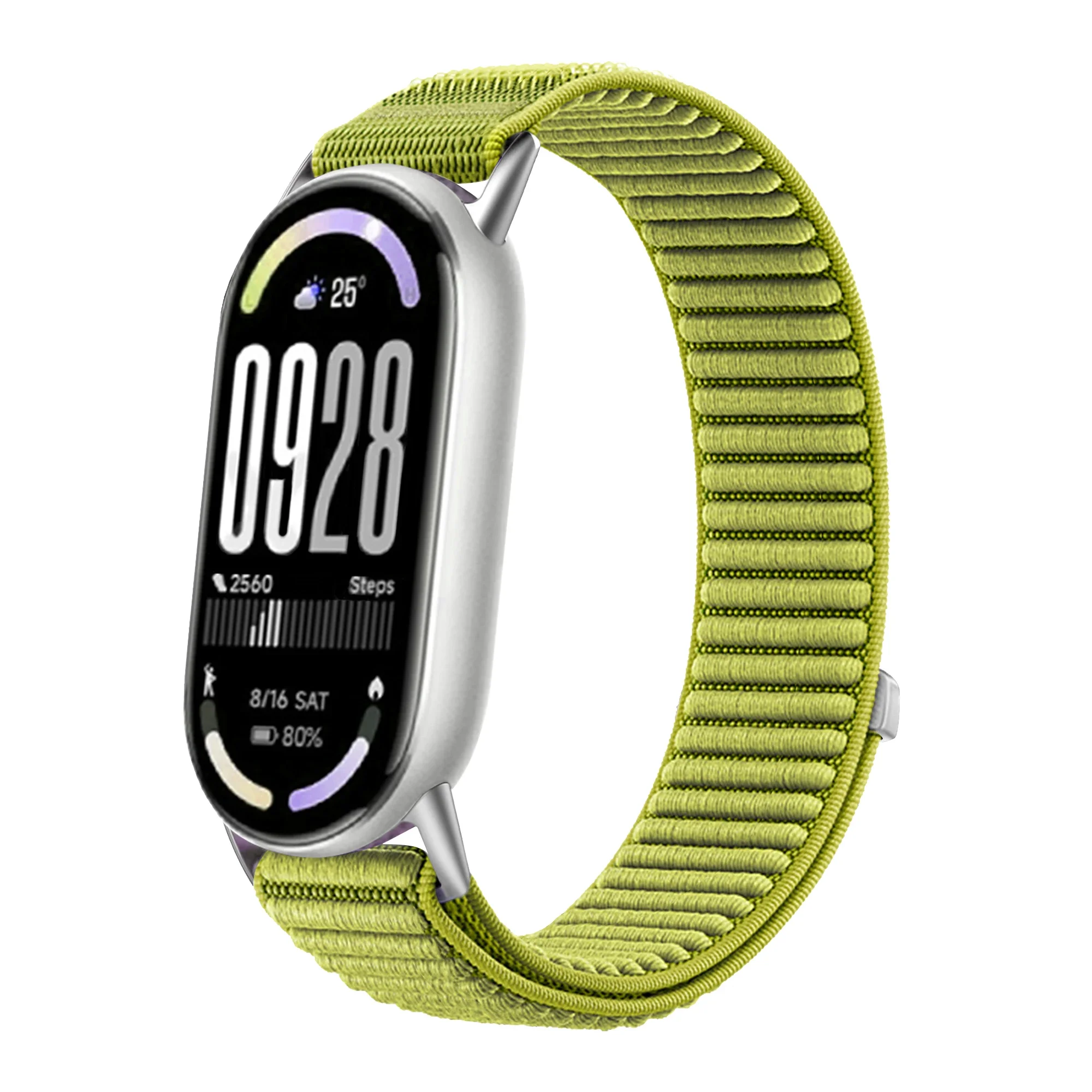 Nylon Braided Loop Strap For Xiaomi Mi Band 10/9/8 SmartWatch Replaceable Metal Buckle Wristband For Xiaomi Mi Band 10 Bracelet