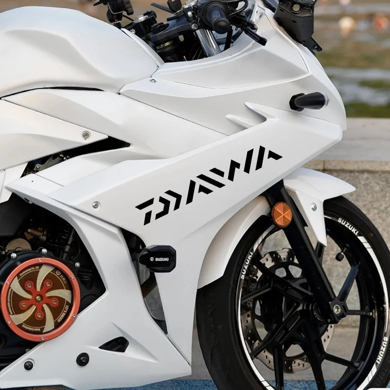 JDM Daiwa Logo Motorcycle Modification Sticker Waterproof Vinyl Decal for Gas Tank Fuel Tank Decor