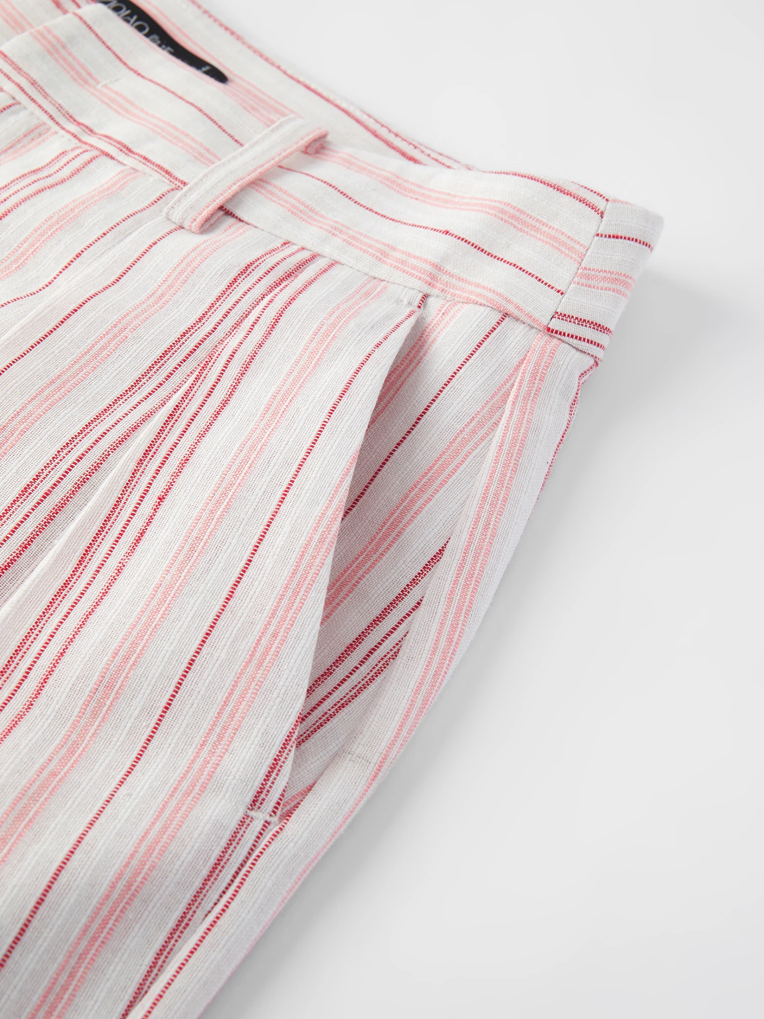 ZIQIAO Women's 2026 Summer New Arrival Vacation Two-Piece Set Bandeau Top & Striped High Waist Casual Pants Slim-Fit Outfit