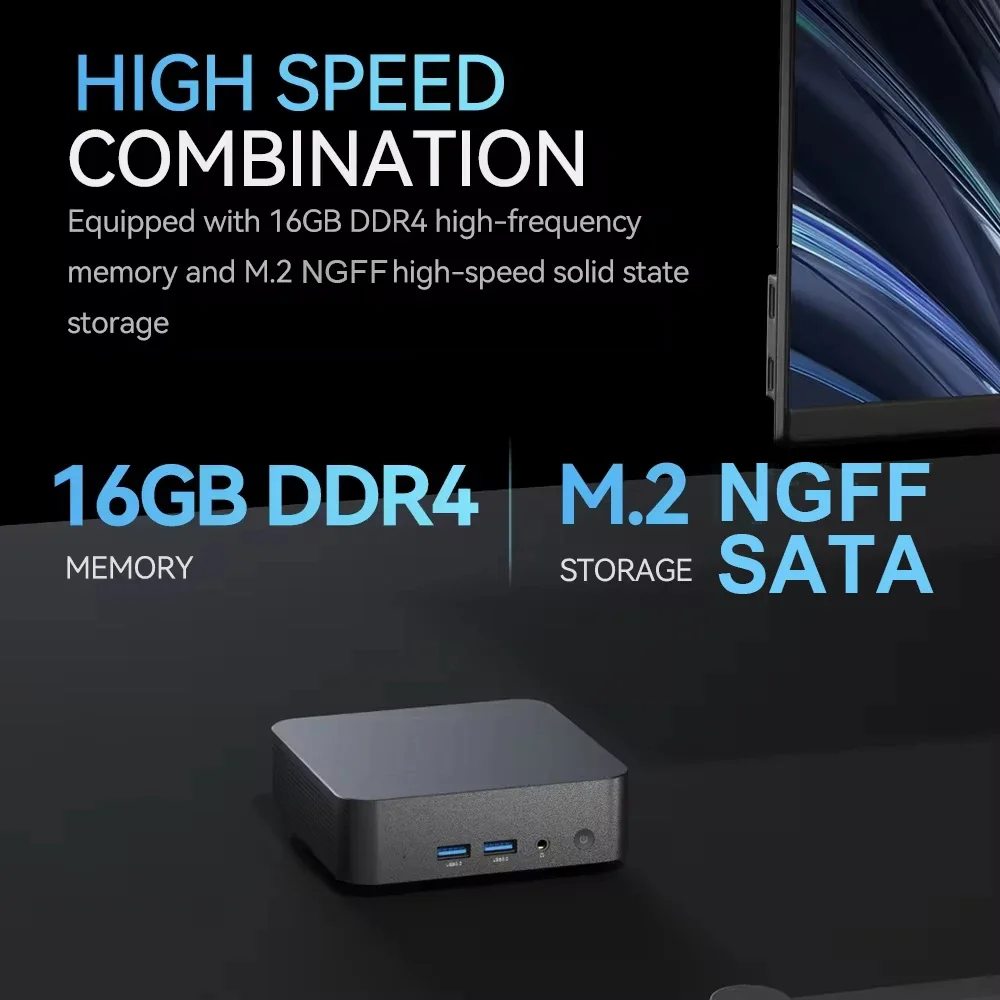 2026 Mini Computer 4K HD Intel Core I9 10980HK/i3 6100U 16GB DDR4 1/2TB SSD PC Windows 11 UHD Graphics Pocket PC 4K HD Mini Gaming Pc Desktop
