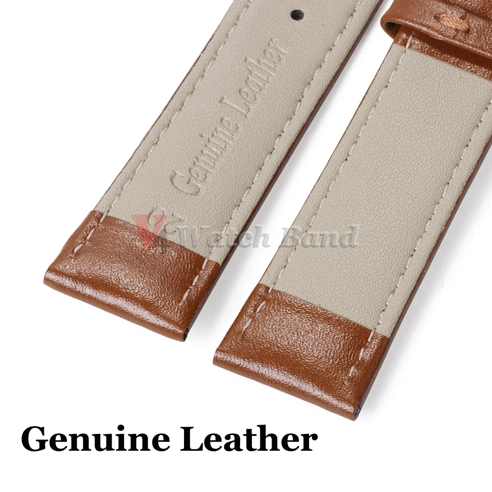 12 13 14 15 16 17 18 19 20 21 22 23 24mm Watch Strap for DW for Omega for Rolex Men Women Wrist Bracelet Soft Leather Watchband