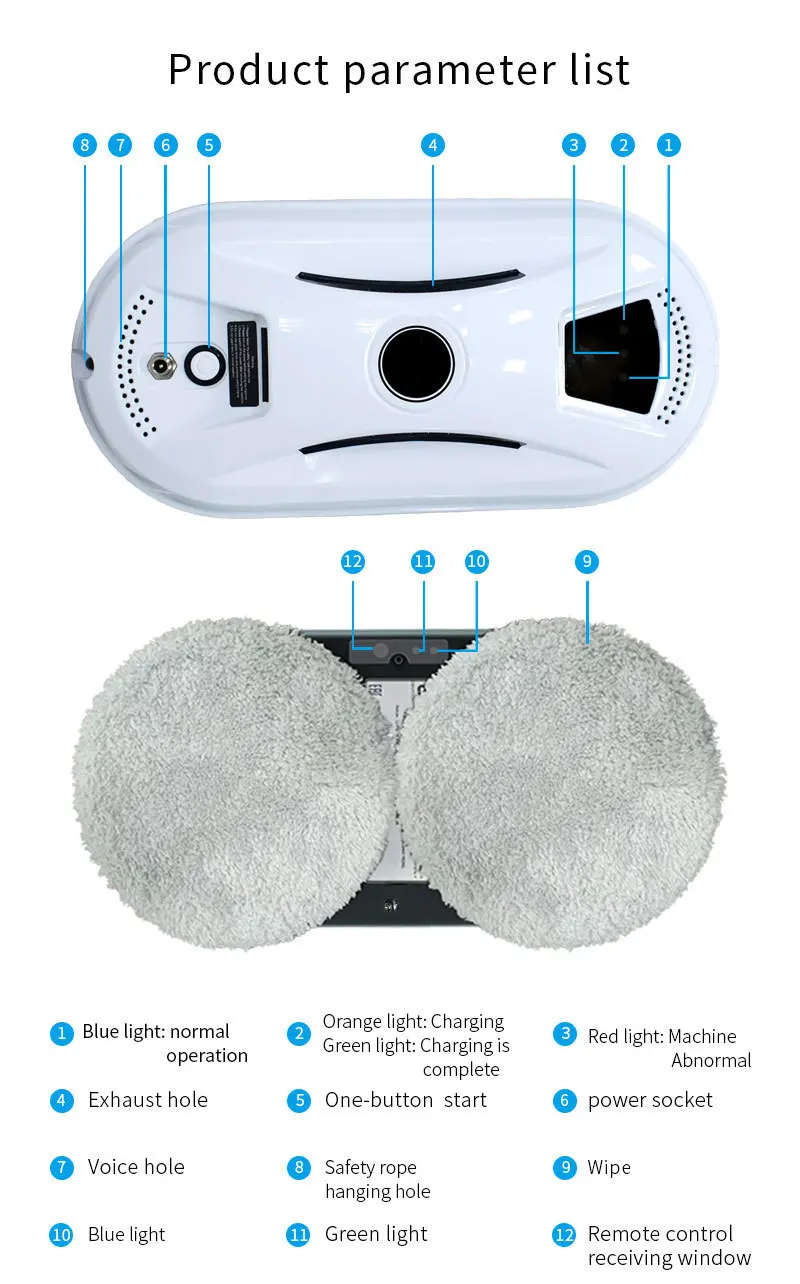 Window Cleaning Robot, Ultra-Thin Cleaning Robot, Window Cleaning Robot, Window Cleaning Robot