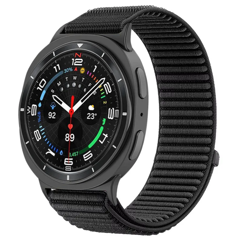 Nylon Strap for Samsung Galaxy Watch 8 8 Classic 46mm Adjustable Bracelet Samsung Galaxy Watch 9 8 44mm 40mm Correa Accessories