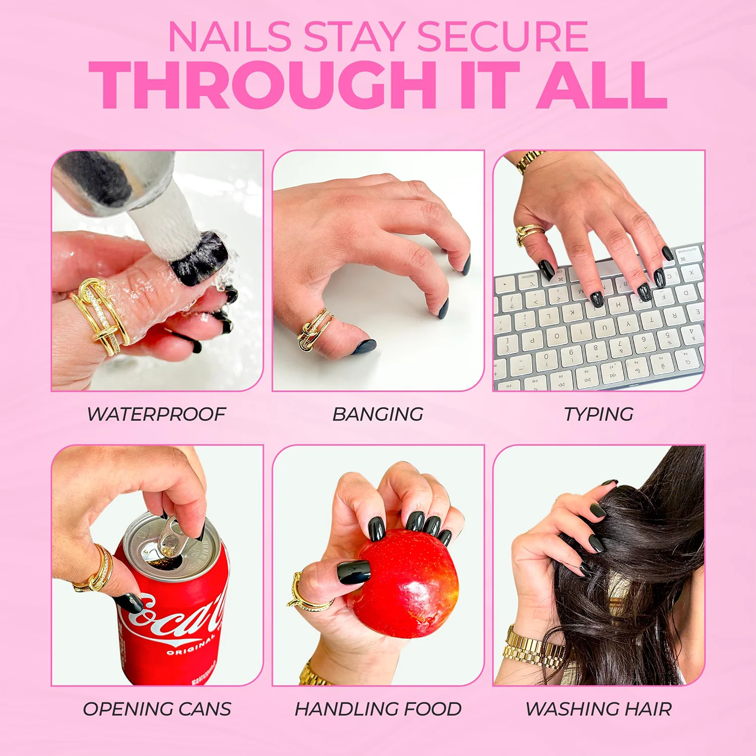 LOOLIFL Super Strong Nail Glue For False Nails Soft Nail Tips Quick Drying Suitable Nail Art Beginners Adhesive Long Lasting