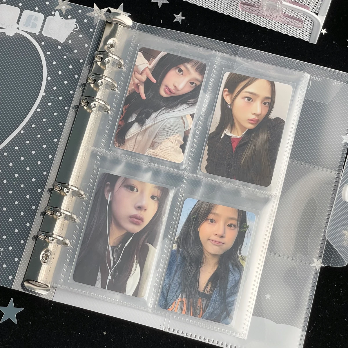 Korean Style A5 Binder Organization Ring Binder Loose-Leaf PP Notebook Scrub Inner Core Cover Note Book Journal Planner Office