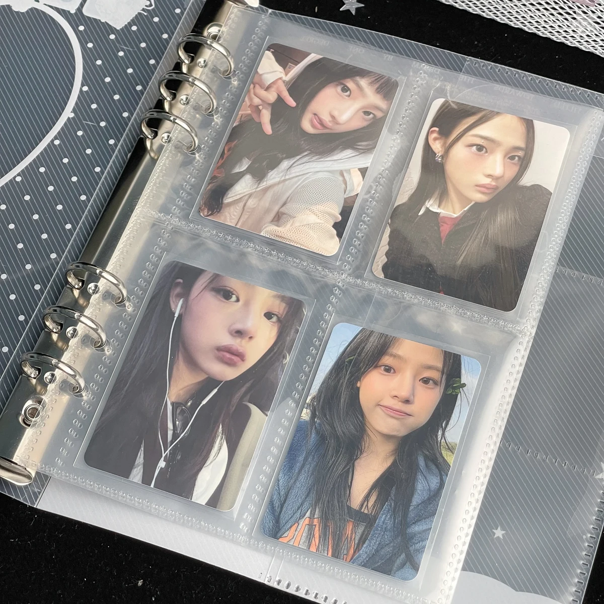 Korean Style A5 Binder Organization Ring Binder Loose-Leaf PP Notebook Scrub Inner Core Cover Note Book Journal Planner Office
