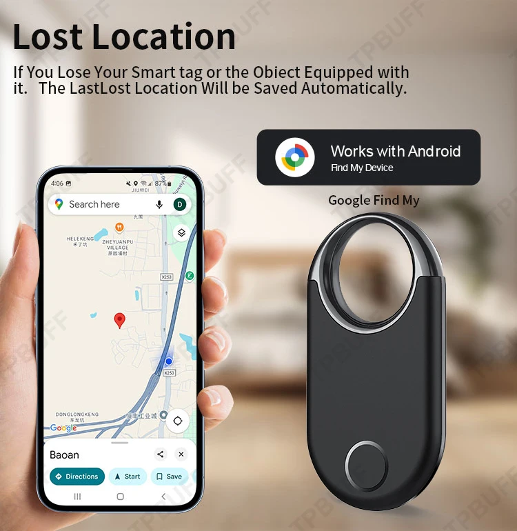 Google Find My Gps Tracker Android Antilost Tracking Device Gps Locator detector Smart Tag 2 Case Security Protection Positionin