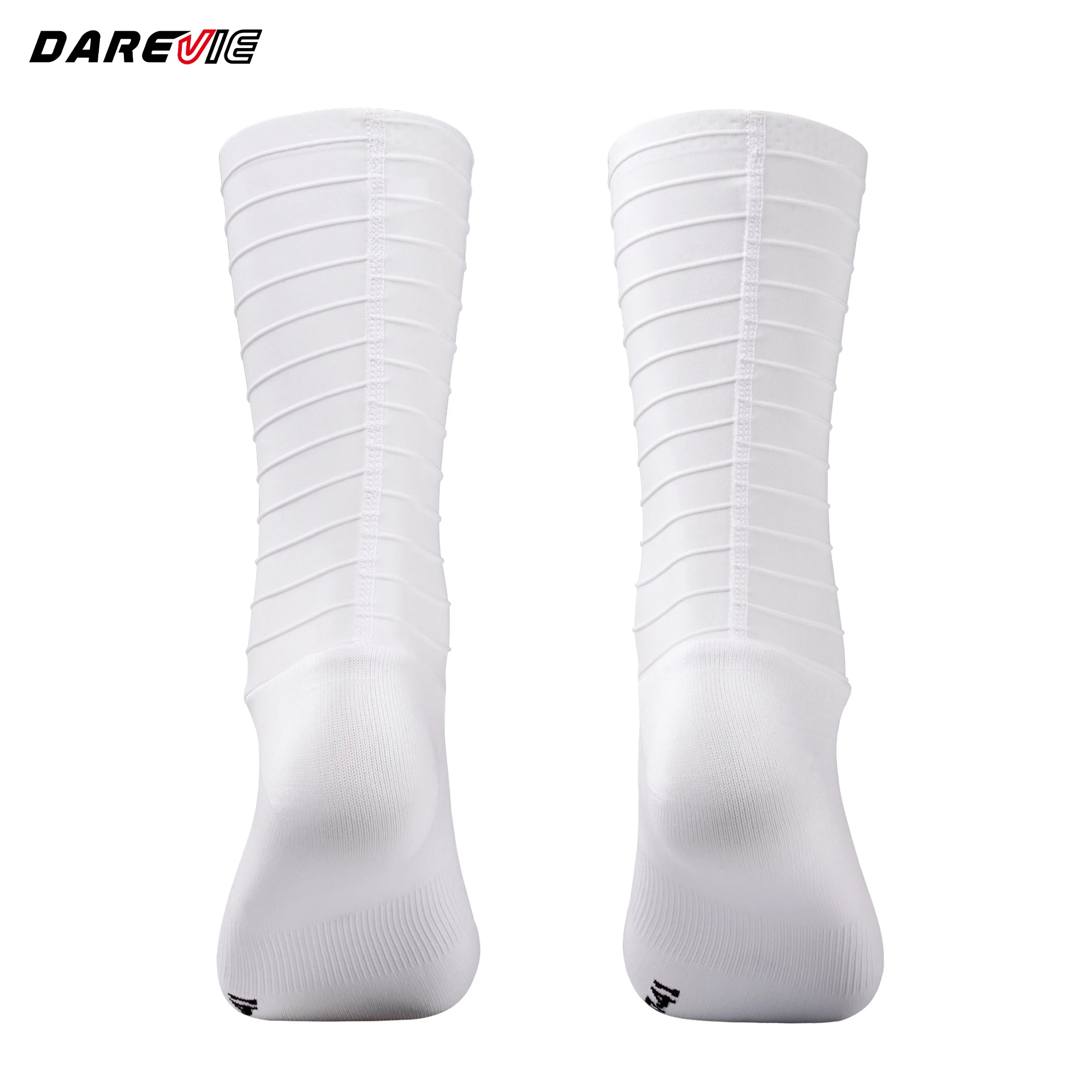 DAREVIE Cycling Socks Aero 2.0 Reduced Wind Resistance Men's Socks High Performance Moisture Wicking Anti Slip Men Cycling Socks