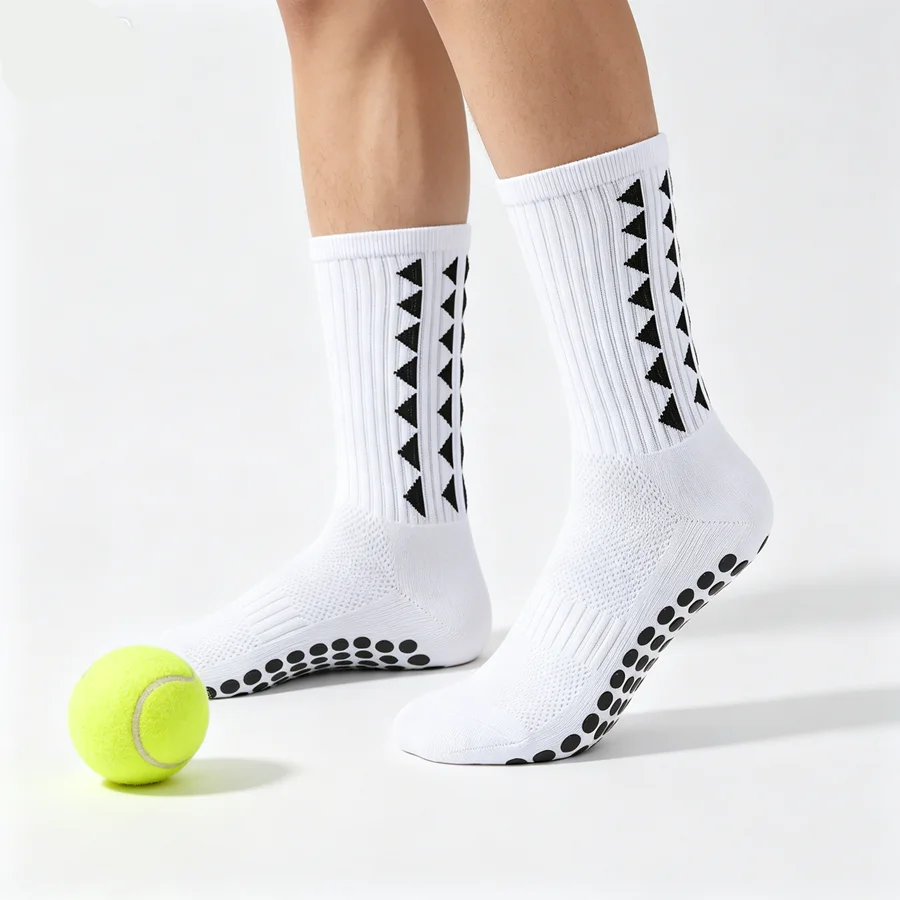 5 Pairs Men Women Non Slip Grip Hiking Cycling Professional Towel Bottom Breathable Shockproof Athletic Socks